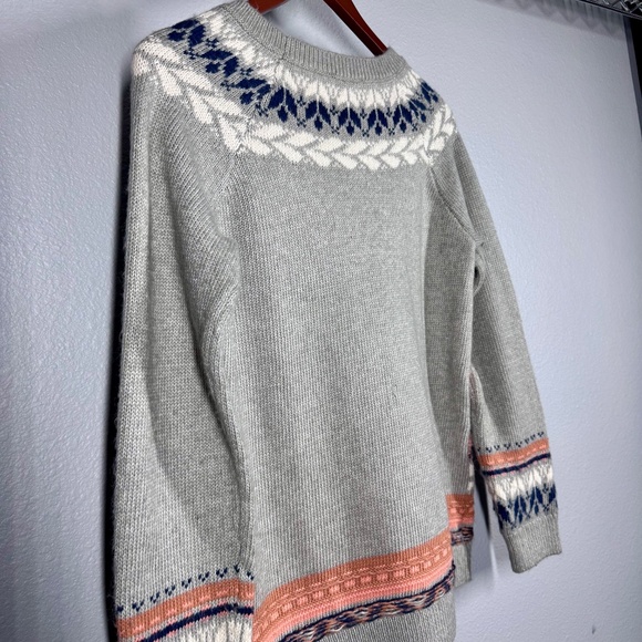 Chic Winter Layers: Coldwater Creek Nordic Inspired Fair Isle Sweater - Small - Picture 8 of 12